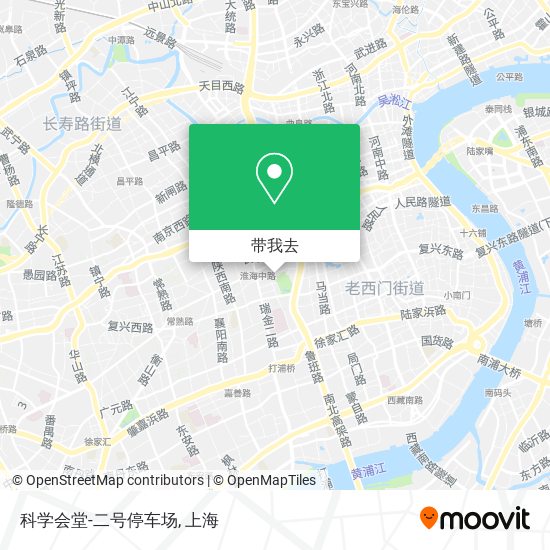 科学会堂-二号停车场地图