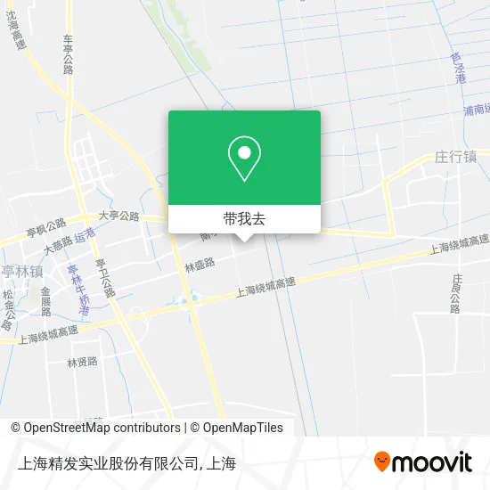 上海精发实业股份有限公司地图