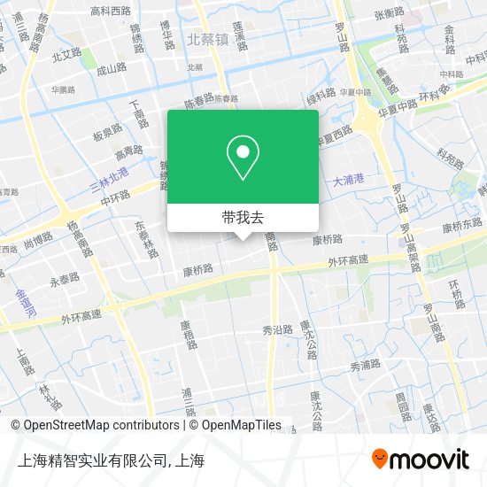 上海精智实业有限公司地图