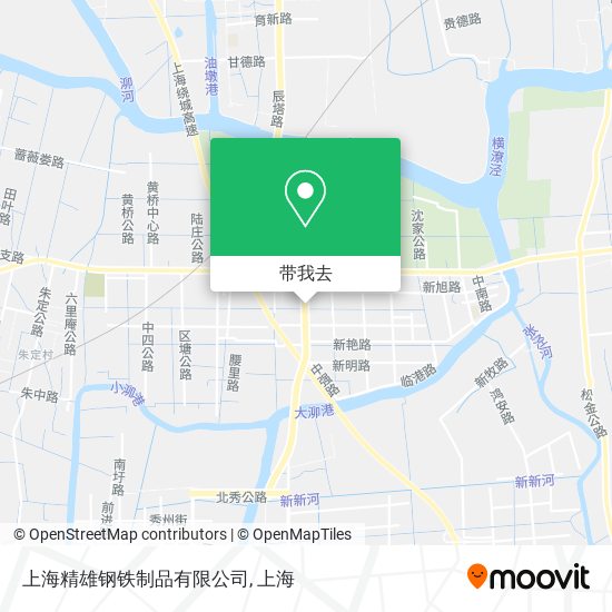 上海精雄钢铁制品有限公司地图