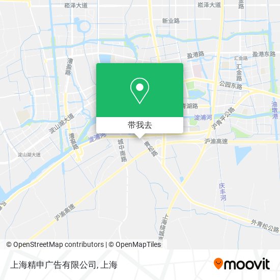 上海精申广告有限公司地图