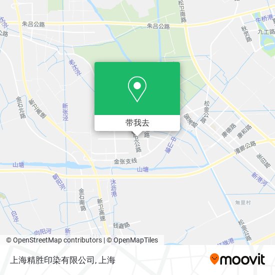 上海精胜印染有限公司地图