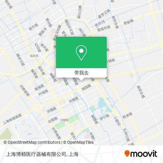 上海博精医疗器械有限公司地图