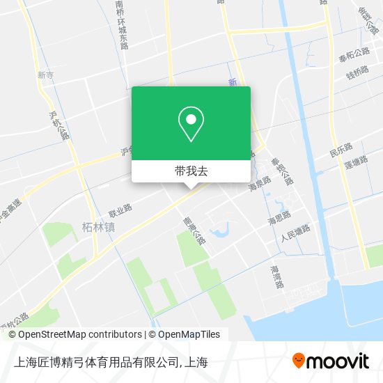 上海匠博精弓体育用品有限公司地图