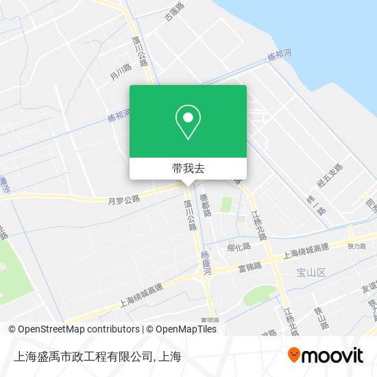 上海盛禹市政工程有限公司地图