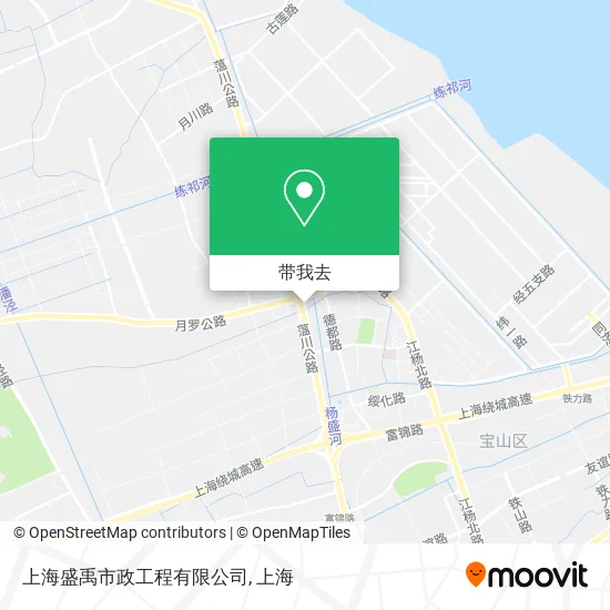 上海盛禹市政工程有限公司地图