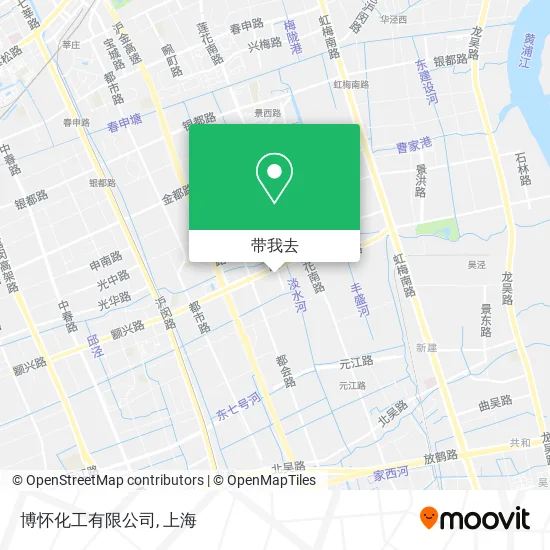 博怀化工有限公司地图
