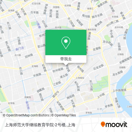 上海师范大学继续教育学院-2号楼地图