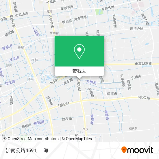 沪南公路4591地图