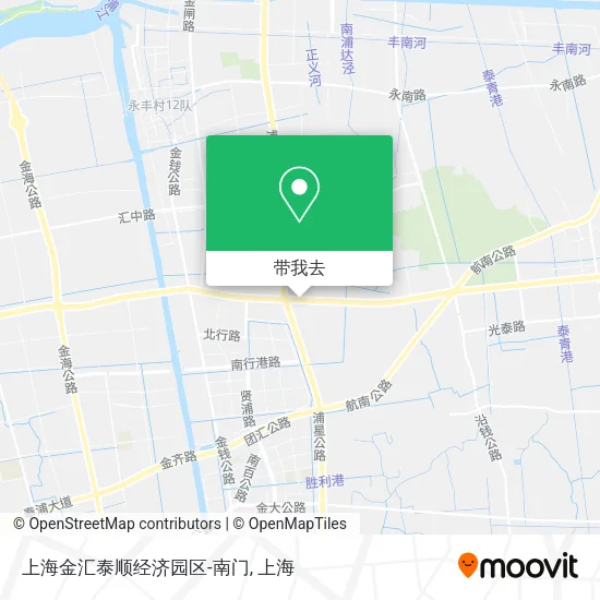 上海金汇泰顺经济园区-南门地图