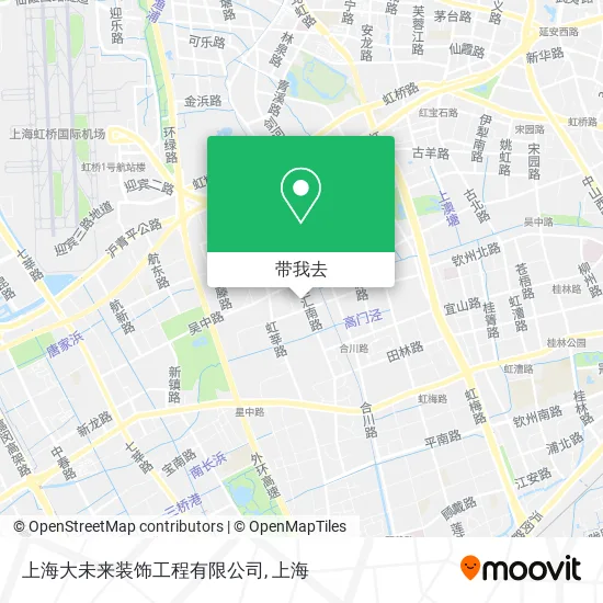 上海大未来装饰工程有限公司地图