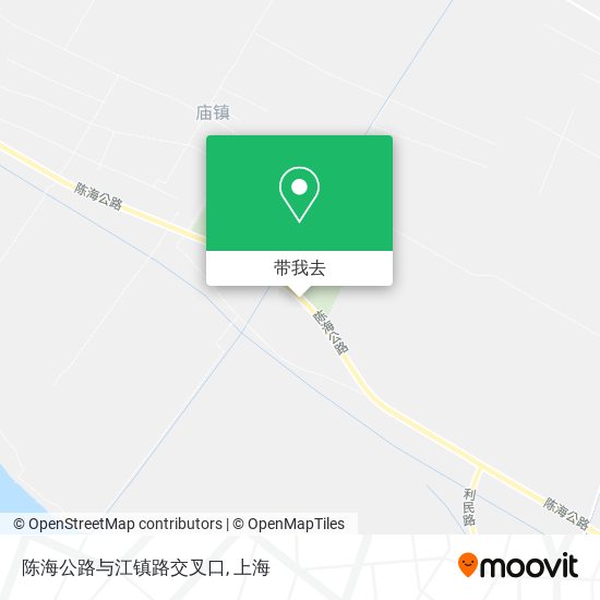 陈海公路与江镇路交叉口地图