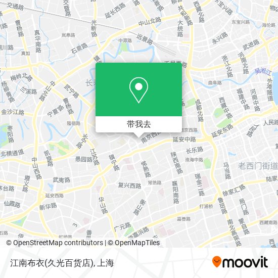 江南布衣(久光百货店)地图