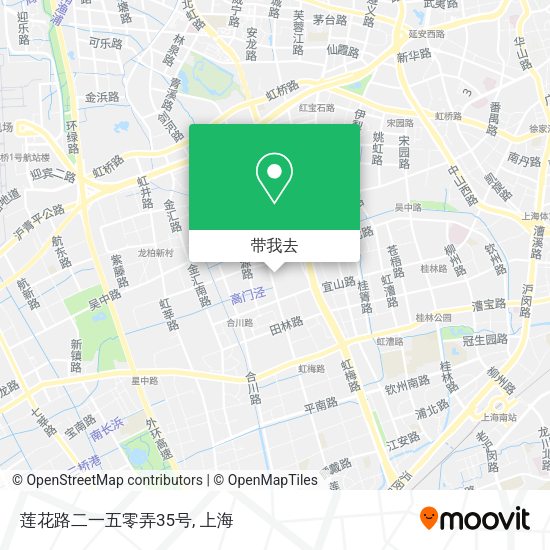 莲花路二一五零弄35号地图