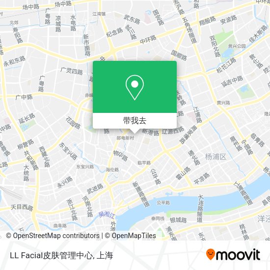LL Facial皮肤管理中心地图