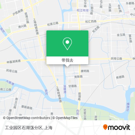 工业园区石湖荡分区地图