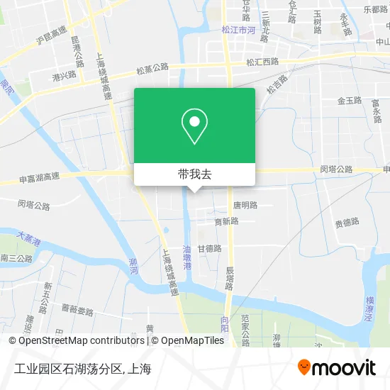工业园区石湖荡分区地图