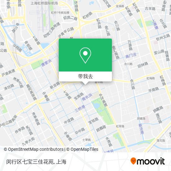 闵行区七宝三佳花苑地图