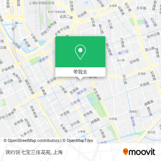 闵行区七宝三佳花苑地图
