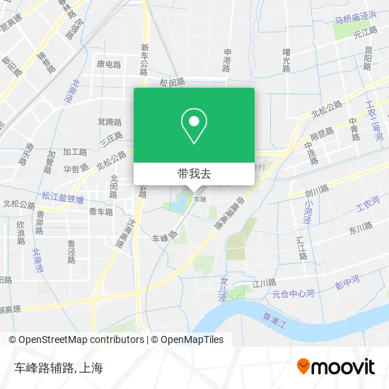 车峰路辅路地图