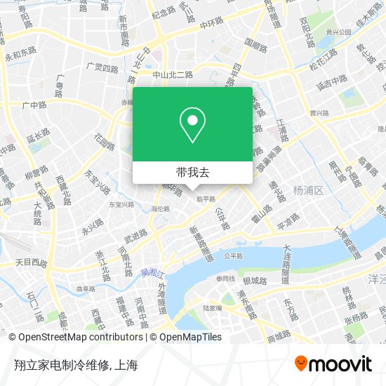 翔立家电制冷维修地图