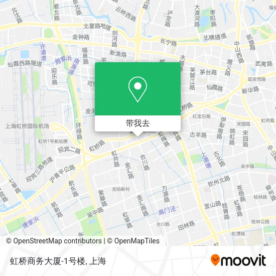 虹桥商务大厦-1号楼地图