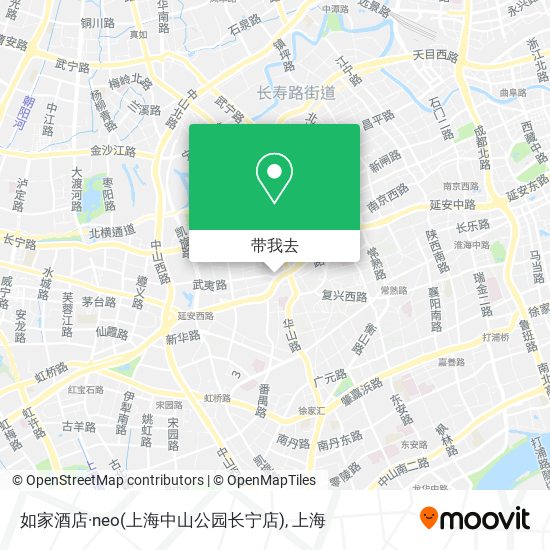 如家酒店·neo(上海中山公园长宁店)地图