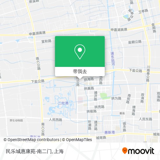 民乐城惠康苑-南二门地图