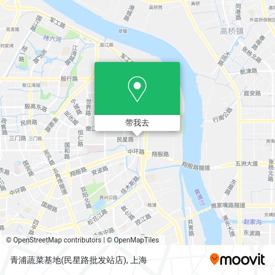 青浦蔬菜基地(民星路批发站店)地图