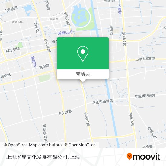 上海术界文化发展有限公司地图