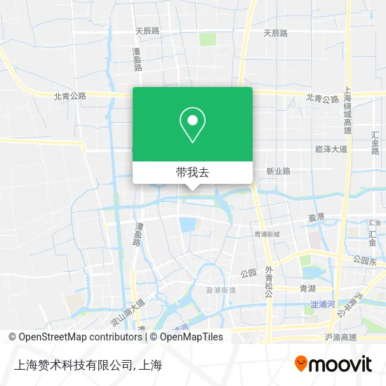 上海赞术科技有限公司地图