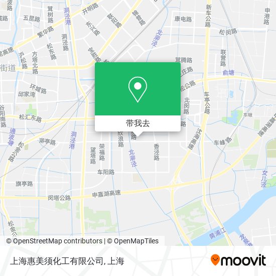 上海惠美须化工有限公司地图