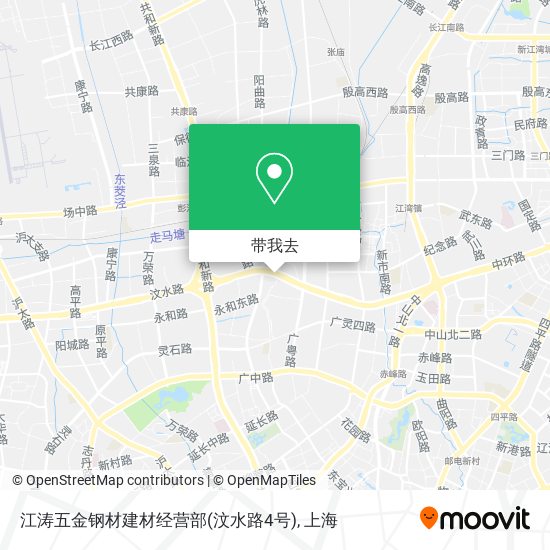 江涛五金钢材建材经营部(汶水路4号)地图