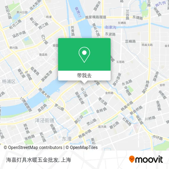 海嘉灯具水暖五金批发地图