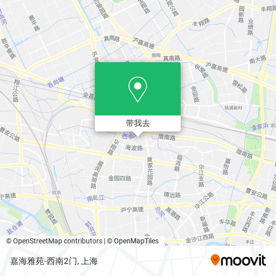 嘉海雅苑-西南2门地图