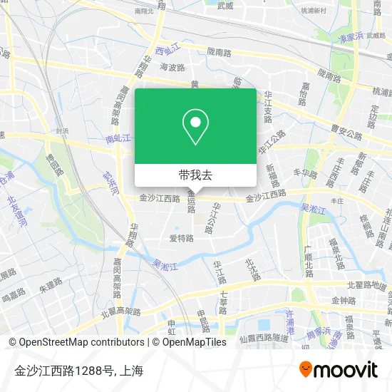 金沙江西路1288号地图