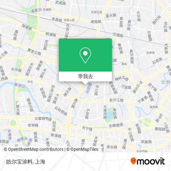 皓尔宝涂料地图