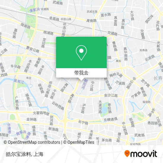 皓尔宝涂料地图
