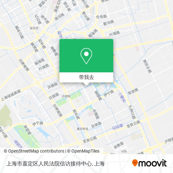 上海市嘉定区人民法院信访接待中心地图