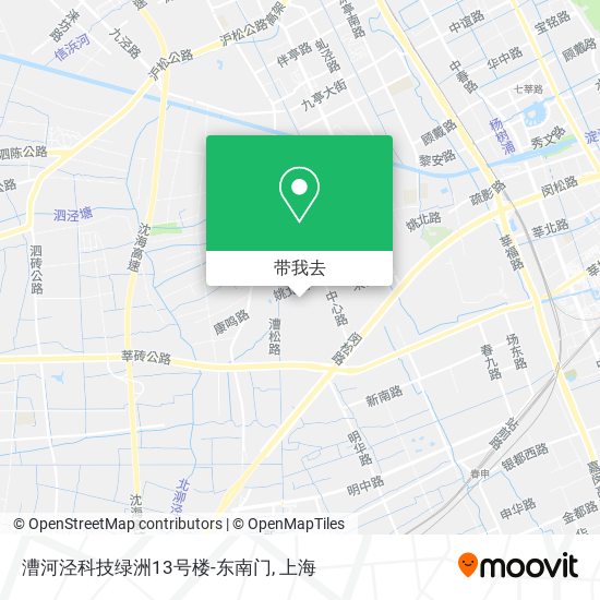 漕河泾科技绿洲13号楼-东南门地图