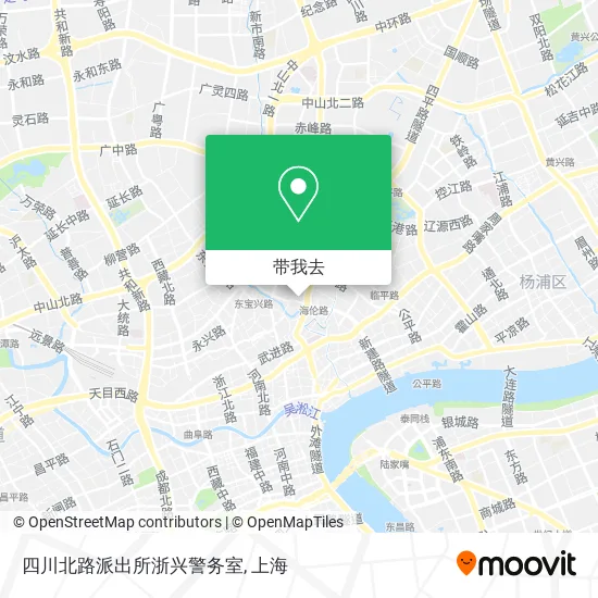 四川北路派出所浙兴警务室地图