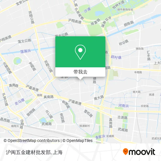 沪闽五金建材批发部地图