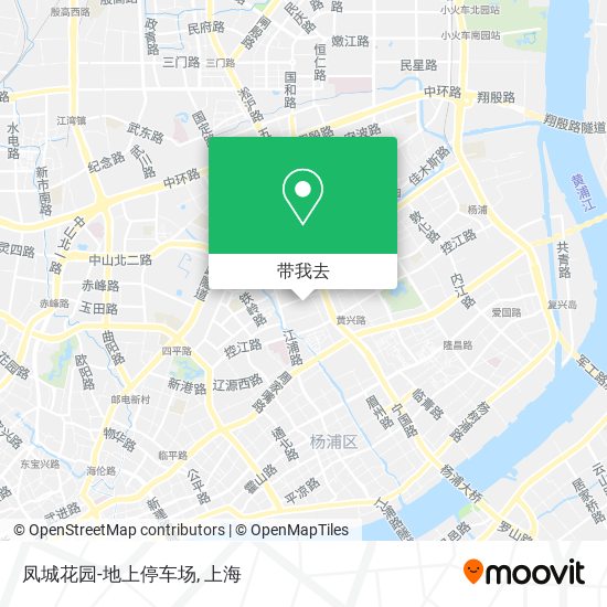 凤城花园-地上停车场地图
