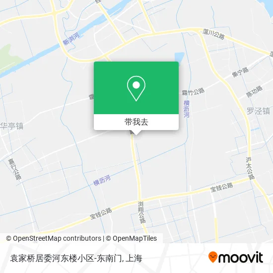 袁家桥居委河东楼小区-东南门地图