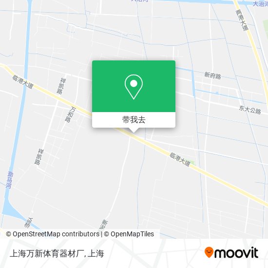 上海万新体育器材厂地图