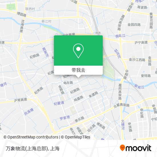万象物流(上海总部)地图