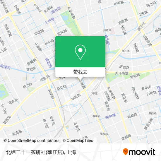 北纬二十一茶研社(莘庄店)地图
