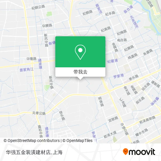 华强五金装潢建材店地图