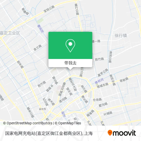 国家电网充电站(嘉定区御江金都商业区)地图