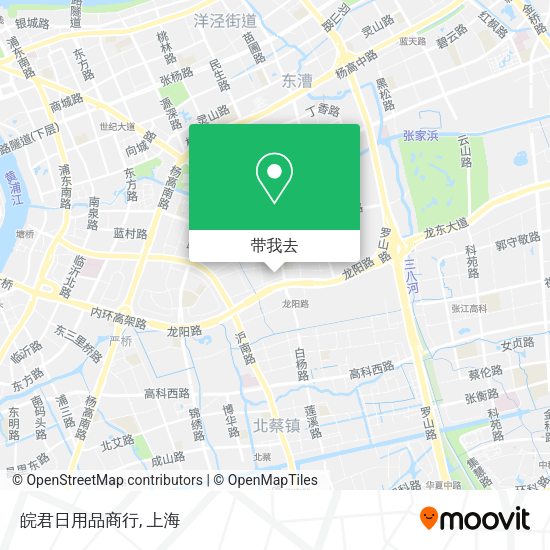 皖君日用品商行地图